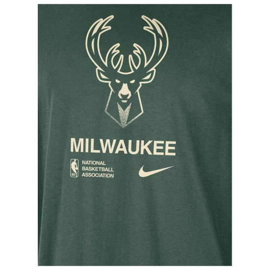 Nike Ανδρική κοντομάνικη μπλούζα Milwaukee Bucks NBA Courtside T-Shirt